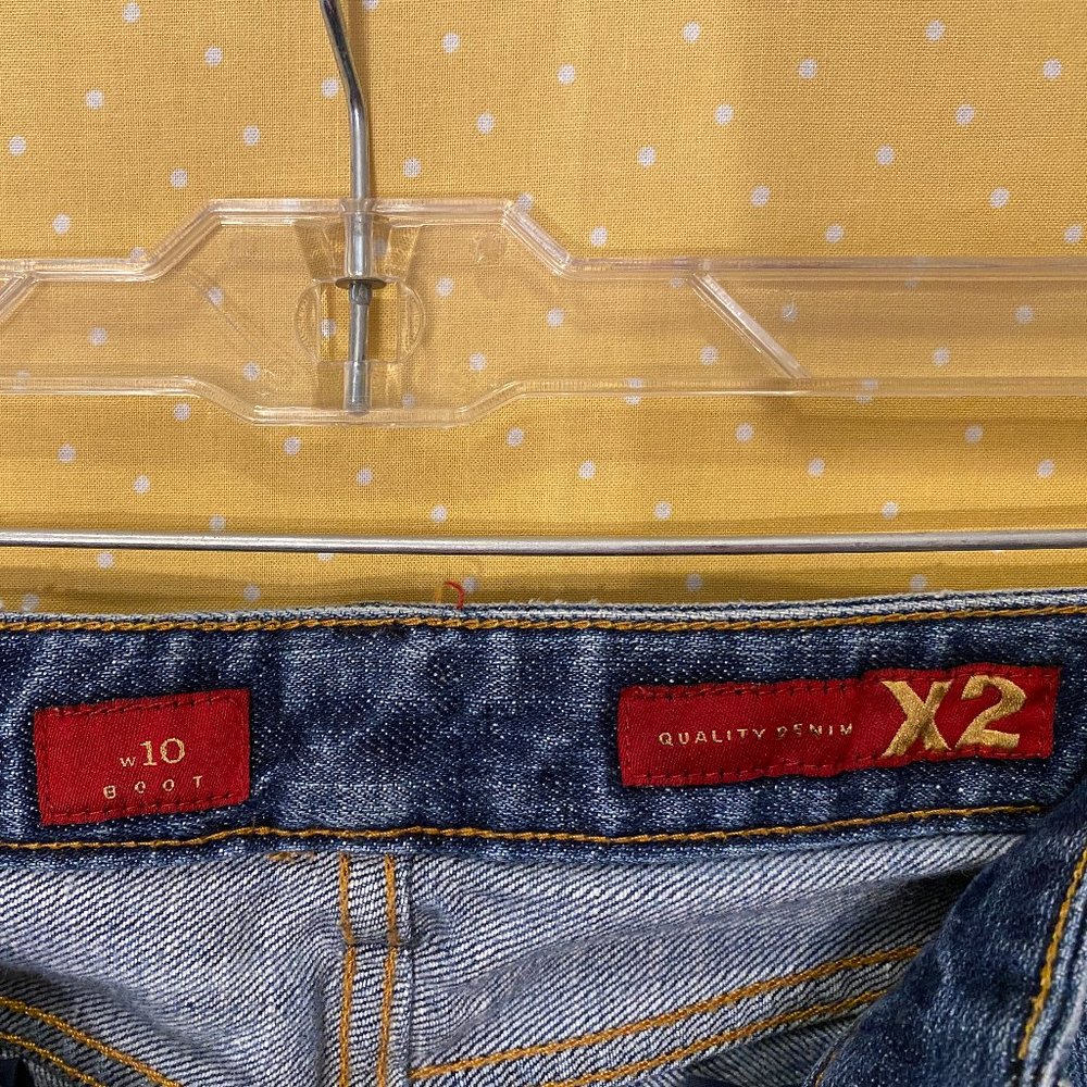 Express Jeans X2 W10 Boot Leg, Size 2 Long - image 6